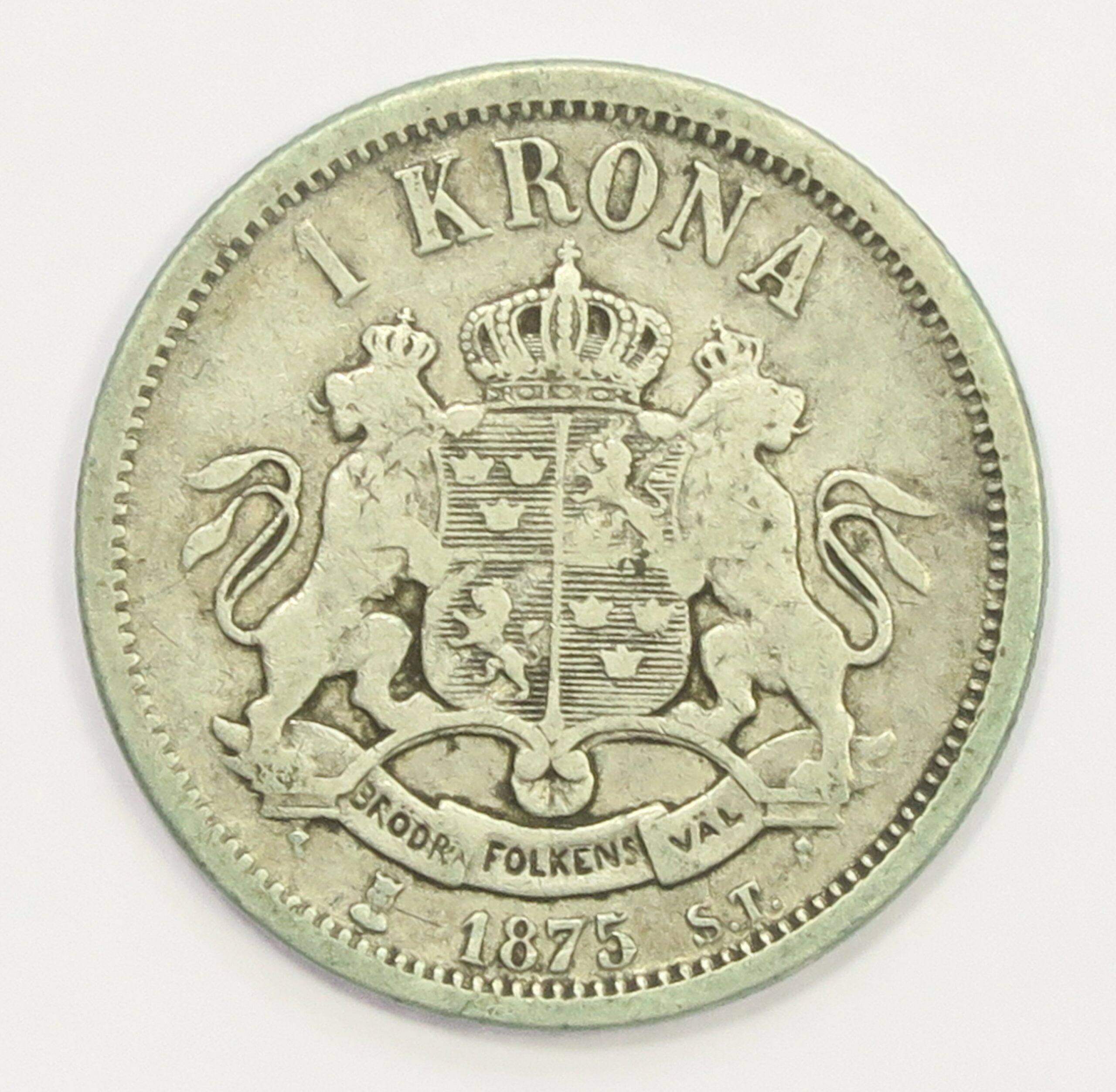 Sweden Krona 1875 - colonialcollectables buying and selling coins ...