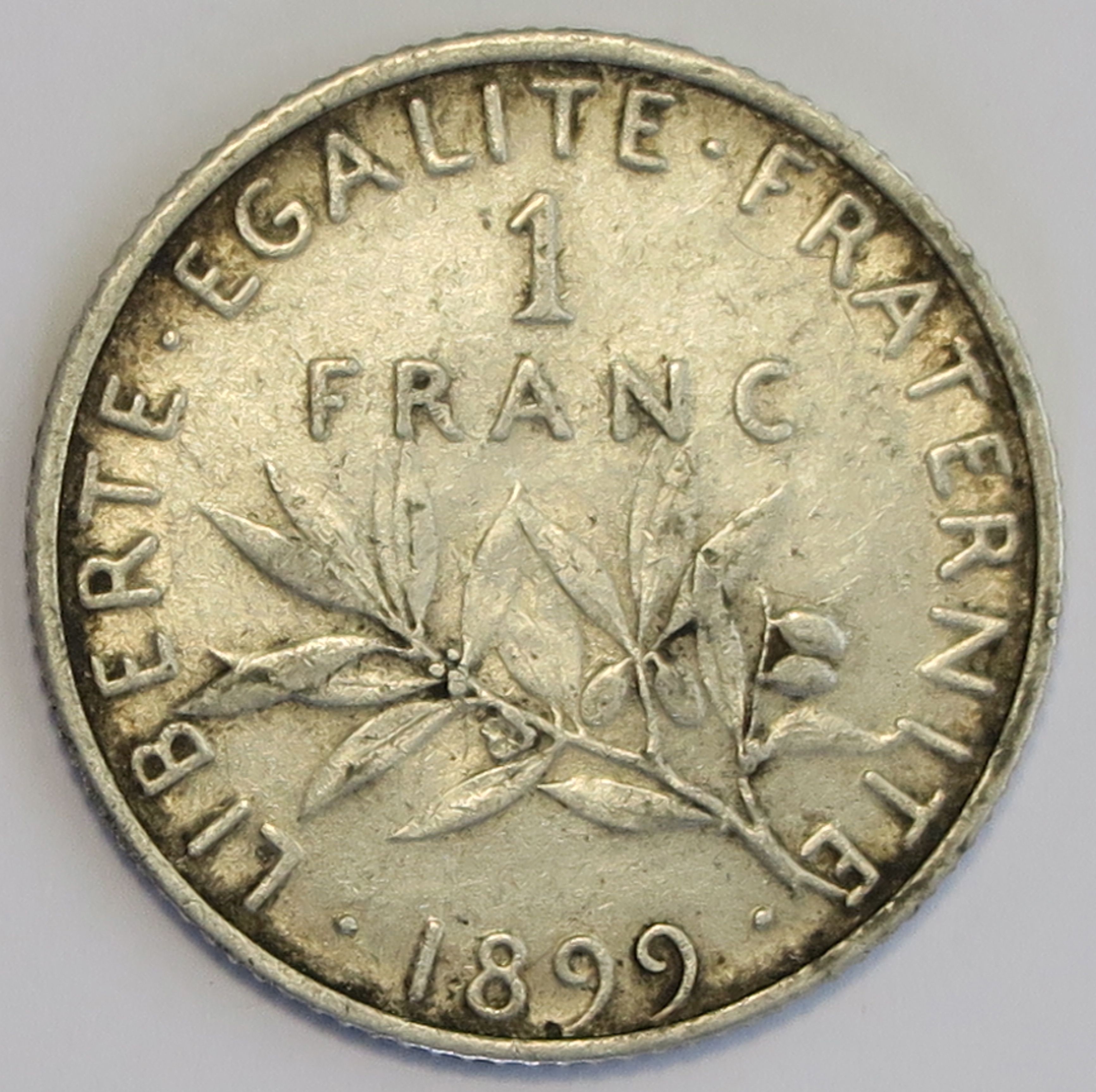 France Franc 1899 - colonialcollectables buying and selling coins ...