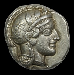 Athens tetradrachm classical ancient greek sillver owl coin