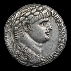 Very impressive nero tetradrachm