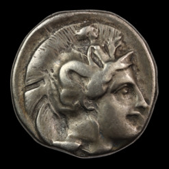 Ancient Greek silver nomos coin