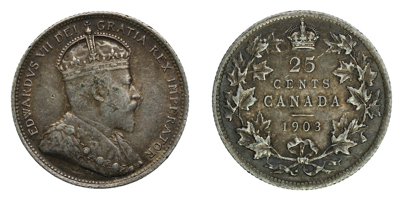 Canada 25 Cents 1903 - colonialcollectables buying and selling coins ...